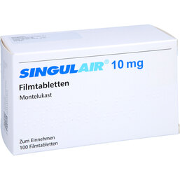 Abbildung: Singulair 10 mg Filmtabletten 100 St, Filmtabletten PZN 05748714