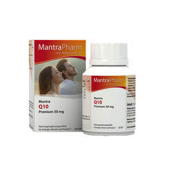 Abbildung: Mantra Q10 Premium 50 mg Kapseln Kapseln, 60 St PZN 05850996