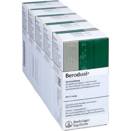 Abbildung: Berodual Inhalationslösung 5X20 ml, Lösung für einen Vernebler PZN 05851808