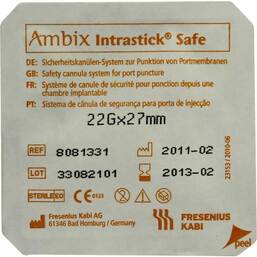 Abbildung: Ambix Intrastick Safe 22 Gx27 mm 1 St PZN 05853960