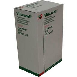 Abbildung: Vliwazell Kompressen 15x20cm steril 30 St, Kompressen PZN 05855611