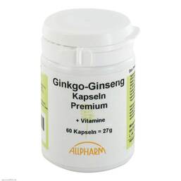 Abbildung: Ginkgo + Ginseng Premium Kapseln 60 St, Kapseln PZN 05856303