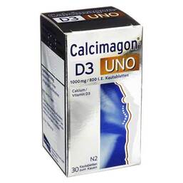 Abbildung: Calcimagon D3 Uno Kautabletten Kautabletten, 30 St PZN 05883518