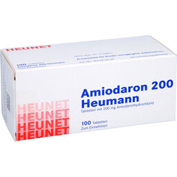 Abbildung: Amiodaron 200 Heumann Tabletten Heunet 100 St, Tabletten PZN 05886853