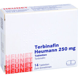 Abbildung: Terbinafin Heumann 250 mg Tabletten Heunet 14 St, Tabletten PZN 05888912