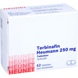 Abbildung: Terbinafin Heumann 250 mg Tabletten Heunet 42 St, Tabletten PZN 05888941