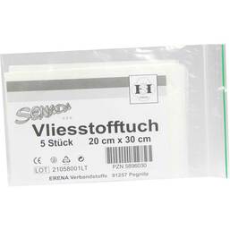 Abbildung: Senada Vliesstofftücher 20x30cm 5 St, Tücher PZN 05896030