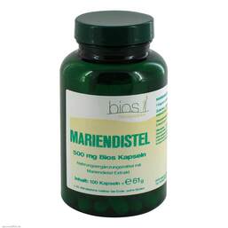 Abbildung: Mariendistel 500 mg Bios Kapseln 100 St, Kapseln PZN 05897851