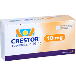 Abbildung: Crestor 10 mg Filmtabletten 100 St, Filmtabletten PZN 05900702