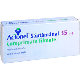 Abbildung: Actonel 35 mg einmal wöchentlich Filmtabletten 12 St, Filmtabletten PZN 05904769
