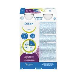 Abbildung: Diben Drink Waldfrucht 1,5 kcal / ml 24X200 ml, Flüssigkeit PZN 05905214