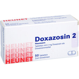 Abbildung: Doxazosin 2 Heumann Tabletten Heunet 50 St, Tabletten PZN 05909821