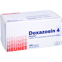 Abbildung: Doxazosin 4 Heumann Tabletten Heunet 100 St, Tabletten PZN 05909867