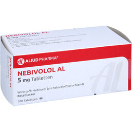 Abbildung: Nebivolol AL 5 mg Tabletten 100 St, Tabletten PZN 05919736