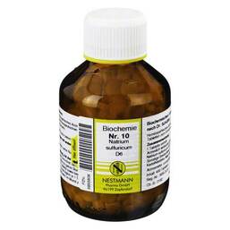 Abbildung: Biochemie 10 Natrium sulfuricum D 6 Tabletten 400 St, Tabletten PZN 05955608