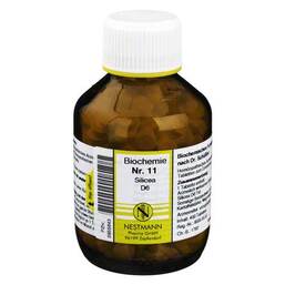 Abbildung: Biochemie 11 Silicea D 6 Tabletten 400 St, Tabletten PZN 05955643