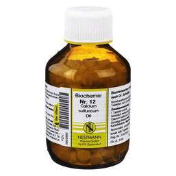 Abbildung: Biochemie 12 Calcium sulfuricum D 6 Tabletten 400 St, Tabletten PZN 05955695