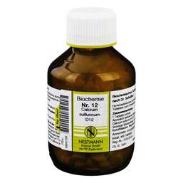 Abbildung: Biochemie 12 Calcium sulfuricum D 12 Tabletten Tabletten, 400 St PZN 05955726