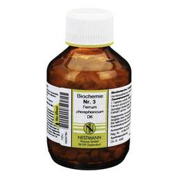 Abbildung: Biochemie 3 Ferrum phosphoricum D 6 Tabletten Tabletten, 400 St PZN 05955784