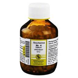 Abbildung: Biochemie 4 Kalium chloratum D 12 Tabletten Tabletten, 400 St PZN 05955838