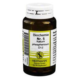 Abbildung: Biochemie 5 Kalium phosphoricum D 12 Tabletten Tabletten, 100 St PZN 05955896