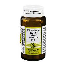 Abbildung: Biochemie 6 Kalium sulfuricum D 12 Tabletten Tabletten, 100 St PZN 05955933