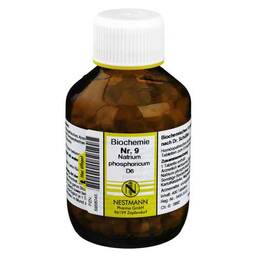 Abbildung: Biochemie 9 Natrium phosphoricum D 6 Tabletten Tabletten, 400 St PZN 05956045
