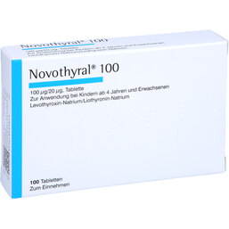 Abbildung: Novothyral 100 Tabletten 100 St, Tabletten PZN 05958104
