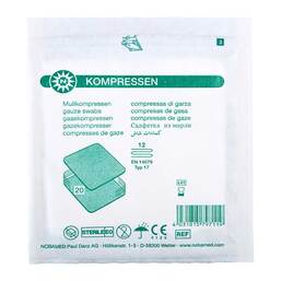 Abbildung: Kompressen Set 5x5cm 12fach 4X20 St, Kompressen PZN 05961342