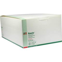 Abbildung: Gazin Kompressen 5x5cm 8fach 50X5 St, Kompressen PZN 05968373