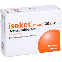 Abbildung: Isoket retard 20 mg Tabletten 100 St, Retard-Tabletten PZN 05969220
