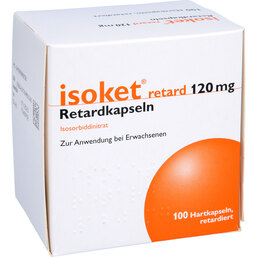 Abbildung: Isoket retard 120 mg Kapseln 100 St, Retard-Kapseln PZN 05969272