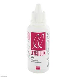 Abbildung: Lensilux Saline Kochsalzlösung Lösung, 60 ml PZN 05977047