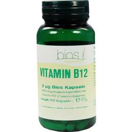 Abbildung: Vitamin B12 3 µg Bios Kapseln Kapseln, 100 St PZN 06054741