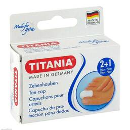 Abbildung: Zehenhauben 2 klein und 1 groß Titania 3 St PZN 06058673