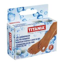 Abbildung: Zehenspreizer aus Gel Titania 2 St PZN 06058779
