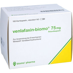 Abbildung: Venlafaxin biomo 75 mg Retardkapseln 100 St, Retard-Kapseln PZN 06060078