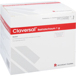 Abbildung: Claversal Rektalschaum 1g Dosierschaum 4X70 g, Rektalschaum PZN 06064001