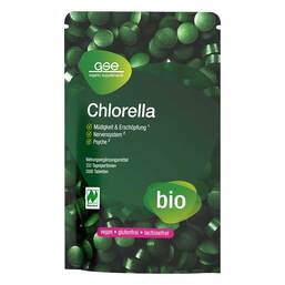 Abbildung: Chlorella 500 mg Bio Naturland Tabletten Tabletten, 2000 St PZN 06064165