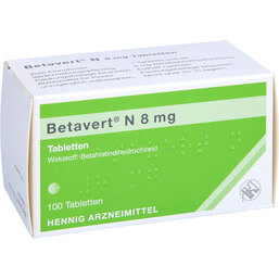 Abbildung: Betavert N 8 mg Tabletten 100 St, Tabletten PZN 06064751