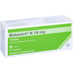 Abbildung: Betavert N 16 mg Tabletten 50 St, Tabletten PZN 06064774