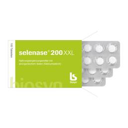 Abbildung: Selenase 200 XXL Tabletten Tabletten, 100 St PZN 06075068