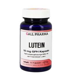 Abbildung: Lutein 10 mg Kapseln Kapseln, 30 St PZN 06075134