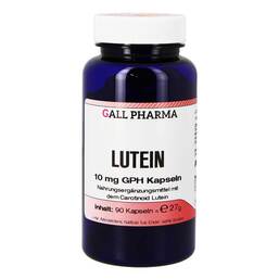 Abbildung: Lutein 10 mg Kapseln Kapseln, 90 St PZN 06075157