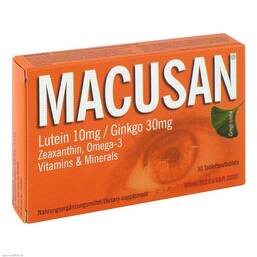 Abbildung: Macusan Tabletten Tabletten, 30 St PZN 06076978