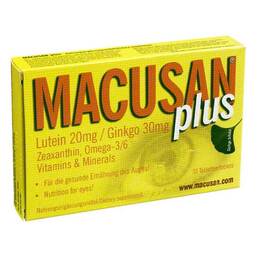 Abbildung: Macusan plus Tabletten Tabletten, 30 St PZN 06076984