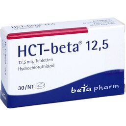 Abbildung: HCT Beta 12,5 Tabletten 30 St, Tabletten PZN 06082281