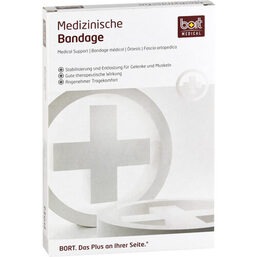 Abbildung: Bort Zweizug Knöchelstütze medium blau 1 St, Bandage PZN 06084452