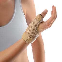 Abbildung: Bort Soft Daumenschiene lang medium haut Bandage, 1 St PZN 06084765