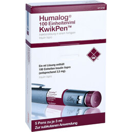 Abbildung: Humalog Kwikpen Injektionslösung 5 St, Injektionslösung PZN 06087031